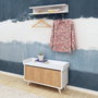 Hanah Home Stato Recibidor Roble y Blanco